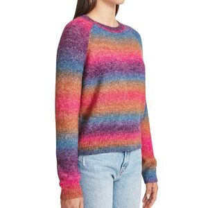 NWT BB Dakota Steve Madden Pink Ombré Sweater Pullover Crewneck size XXL NWT